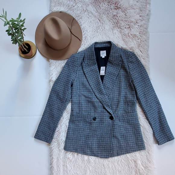 GAP Jackets & Blazers - Gap Classic Houndstooth Girlfriend Blazer / size 2
